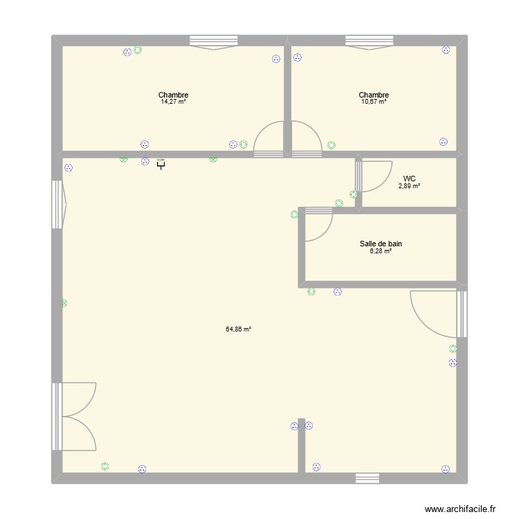 maison. Plan de 0 pièce et 0 m2