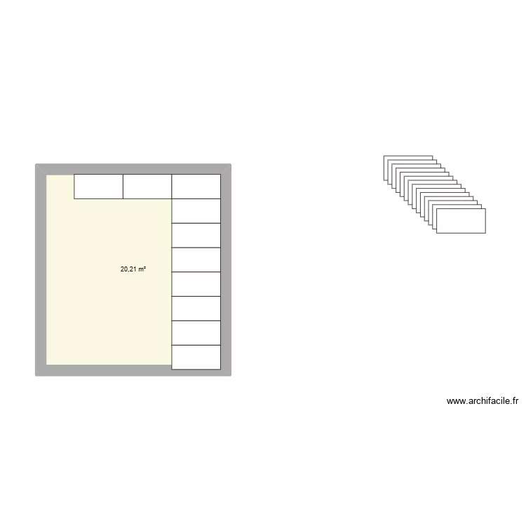 sous sol 2 1. Plan de 1 et 20 m² sous sol 2 1. Plan de 1 et 20 m²