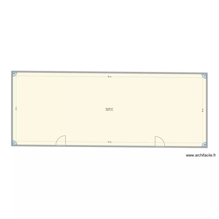 POULAILLER. Plan de 1 et 96 m² POULAILLER. Plan de 1 et 96 m²