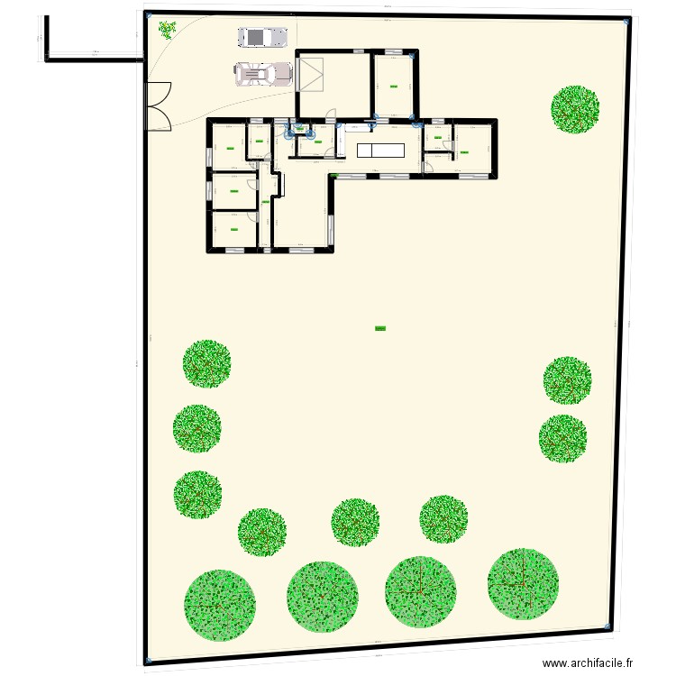 LOCQUI 2. Plan de 12 pièces et 2214 m2