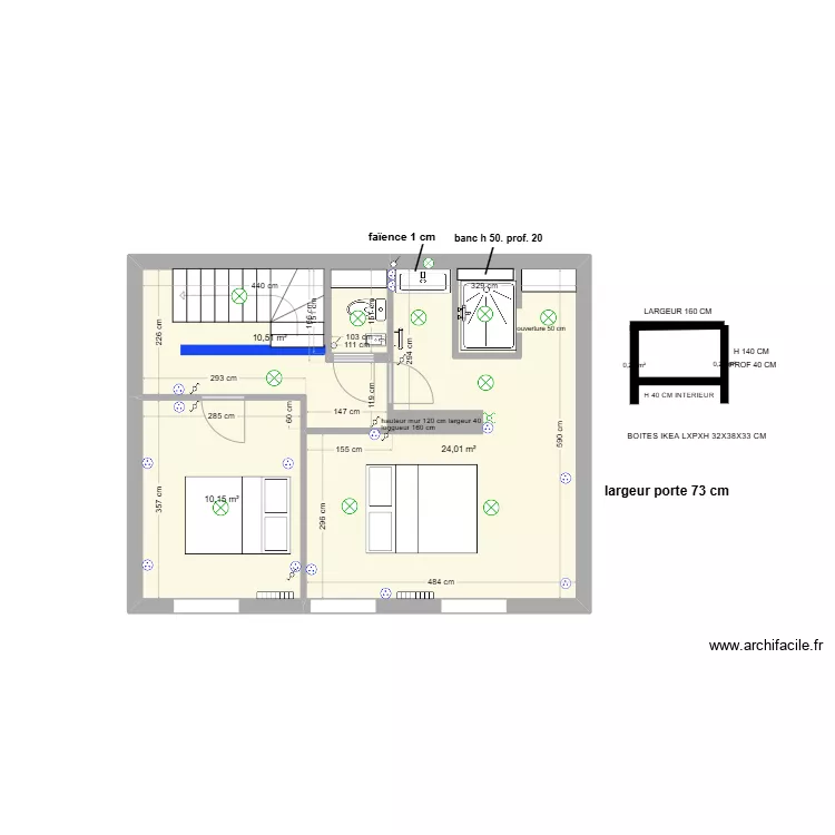 R+1 ELECTRICITE DOUCHE MODIF 3. Plan de R+1 ELECTRICITE DOUCHE MODIF 3. Plan de