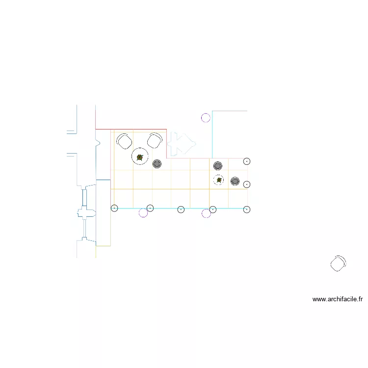 B&acirc;le MAZE. Plan de 