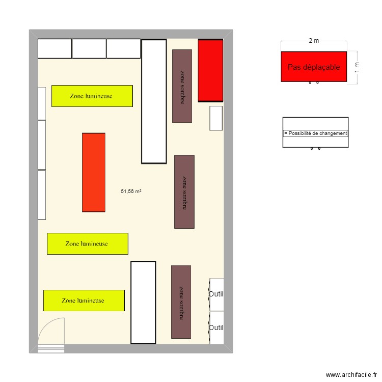Mezzanine Eiffage. Plan de 0 pièce et 0 m2