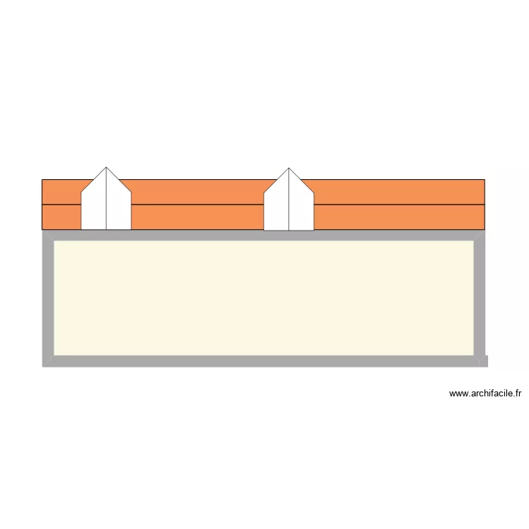 maison fa&ccedil;ade 1. Plan de 
