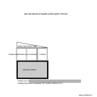 plan des toitures et fa&ccedil;ades arri&egrave;re