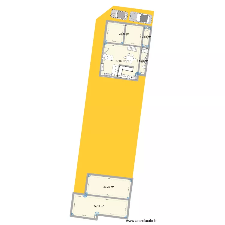 laura. Plan de 6 et 131 m² laura. Plan de 6 et 131 m²