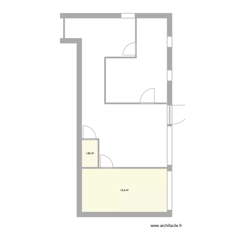 cyprien. Plan de 2 Pièces et 17 m² cyprien. Plan de 2 Pièces et 17 m²