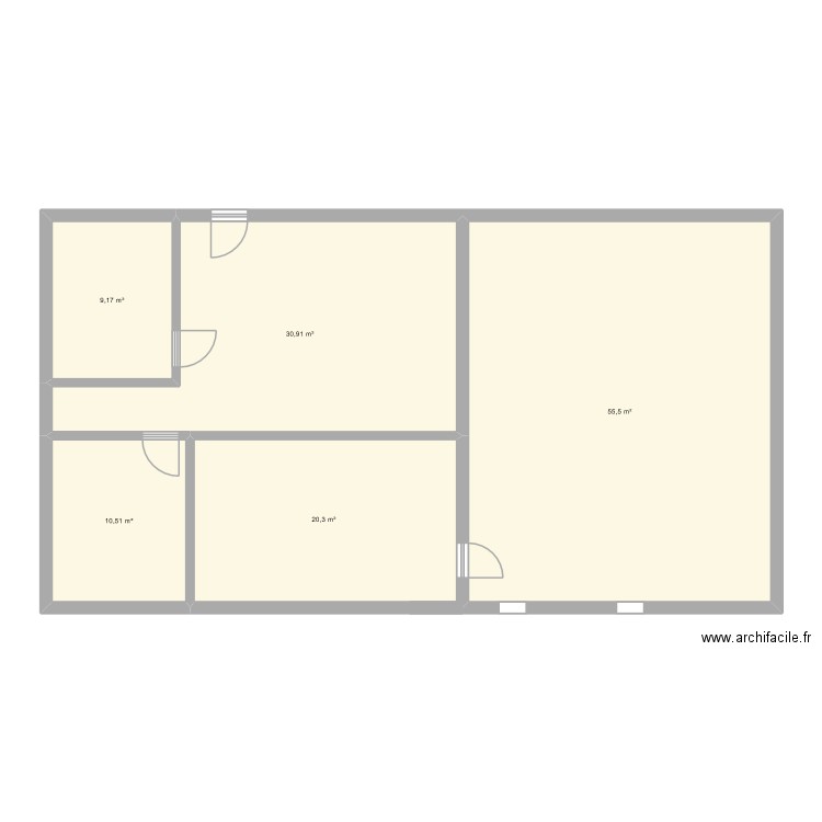matheo. Plan de 5 pièces et 126 m2