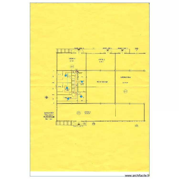 Plan d'implantation R+1 V2. Plan de 