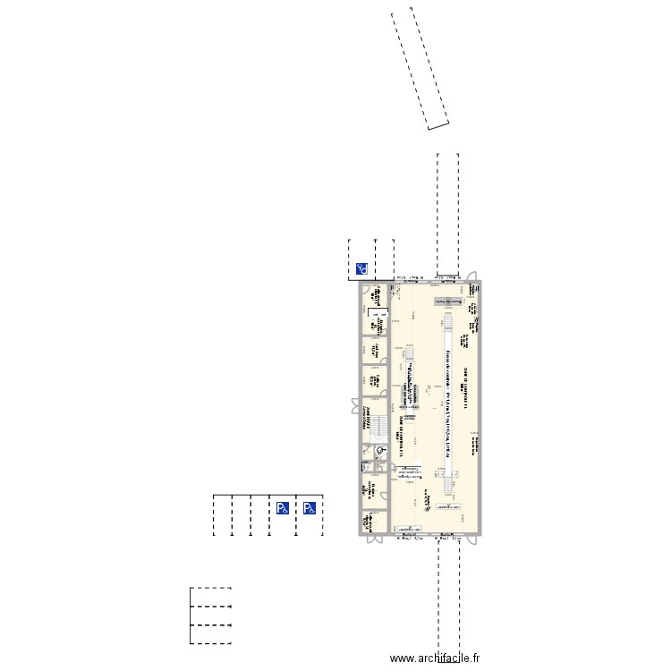 CCT mixte PL/VL  CTM 28 DREUX  28DADR. Plan de 11 pièces et 434 m2
