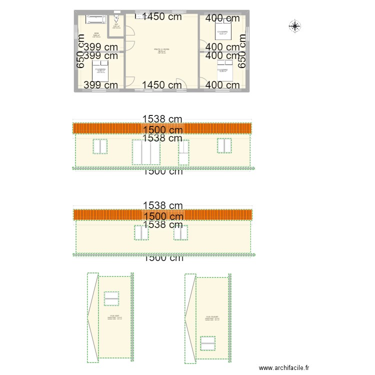 projet 1. Plan de 0 pièce et 0 m2