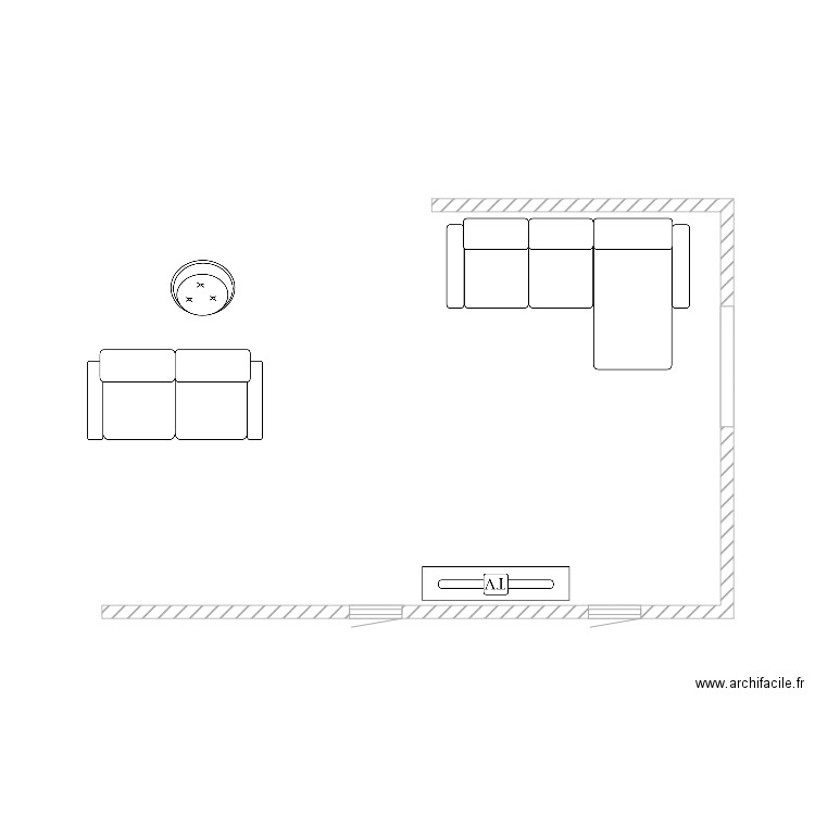 projet guerrin. Plan de 0 pièce et 0 m2