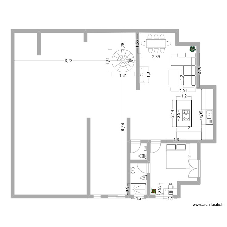 plan de 3eme. Plan de 0 pièce et 0 m2