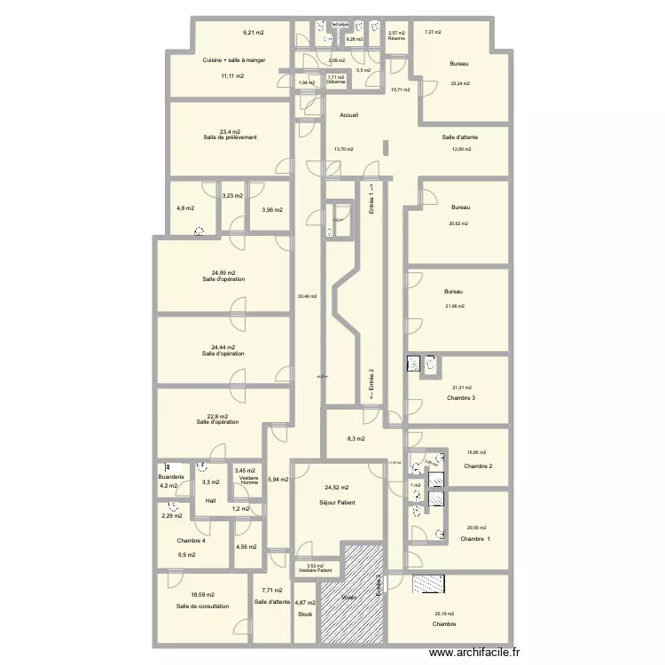 Plan Clinique Bruxelles. Plan de 