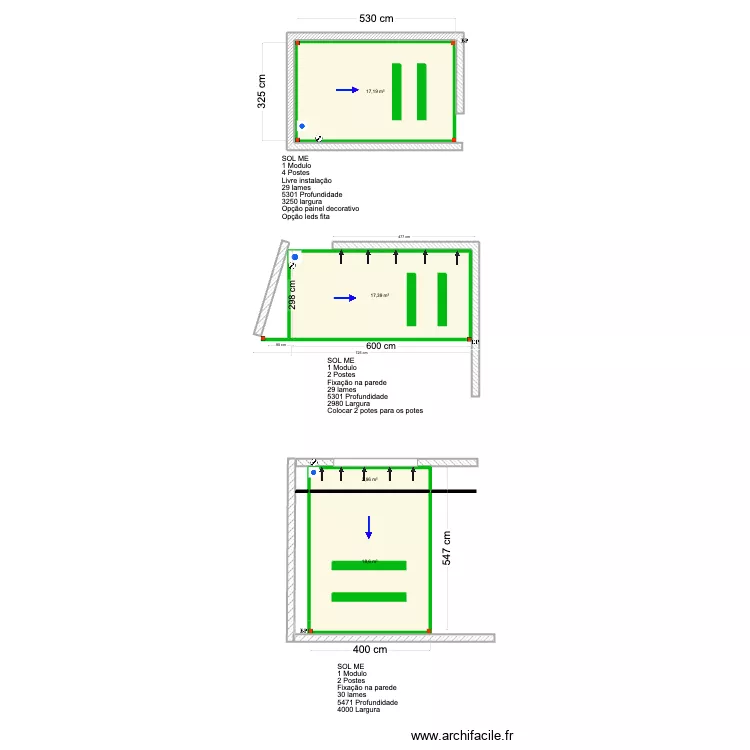 Caroline G- Albufeira. Plan de 