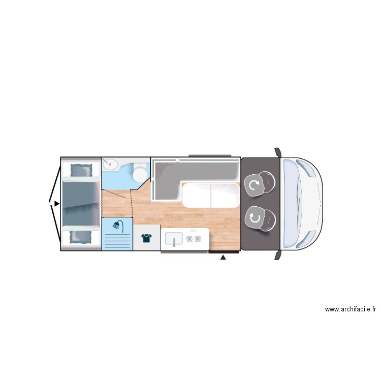 Fourgon. Plan de 0 pièce et 0 m2