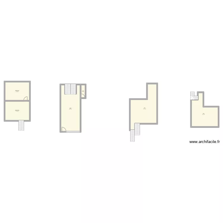 PLAN ARMURERIE PARADIS. Plan de 6  et 157 m²