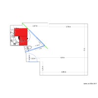 CHAMBRE AVEC SDB FAURE 2 SANS FAUTEUIL