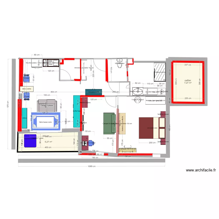 domitys2025plouf. Plan de 