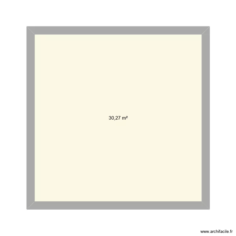 CONTENER. Plan de 1  et 30 m²