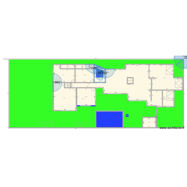 suribi plan de mas 1. Plan de 17 pièces et 941 m2