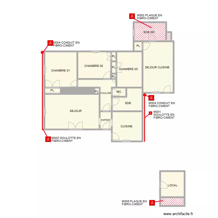 PLAN MASON BOUILLARGUES. Plan de PLAN MASON BOUILLARGUES. Plan de