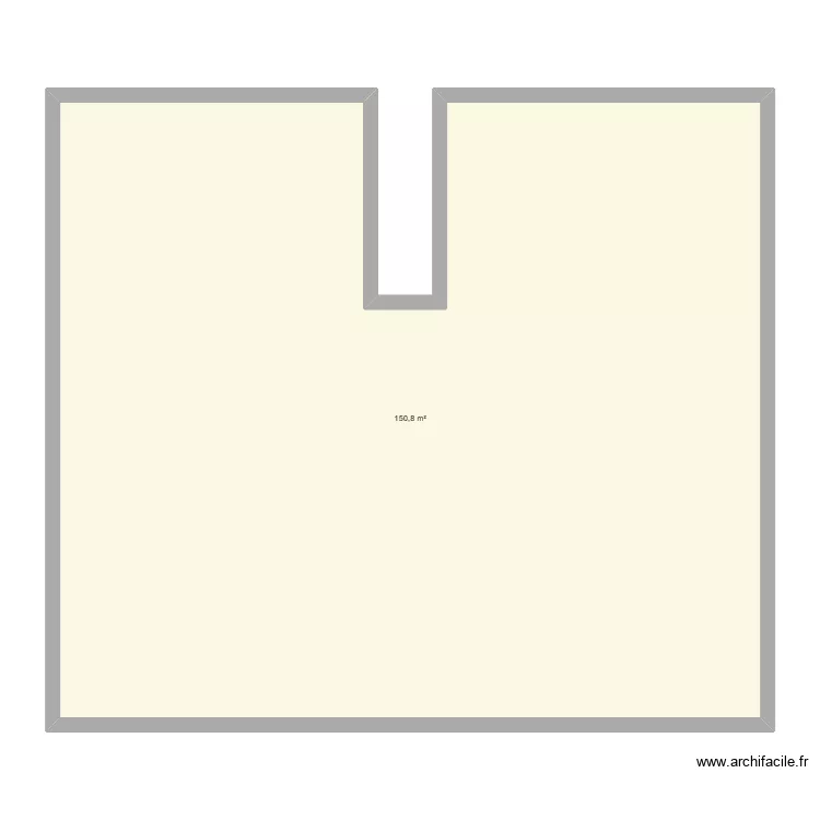maison client. Plan de 1  et 151 m²