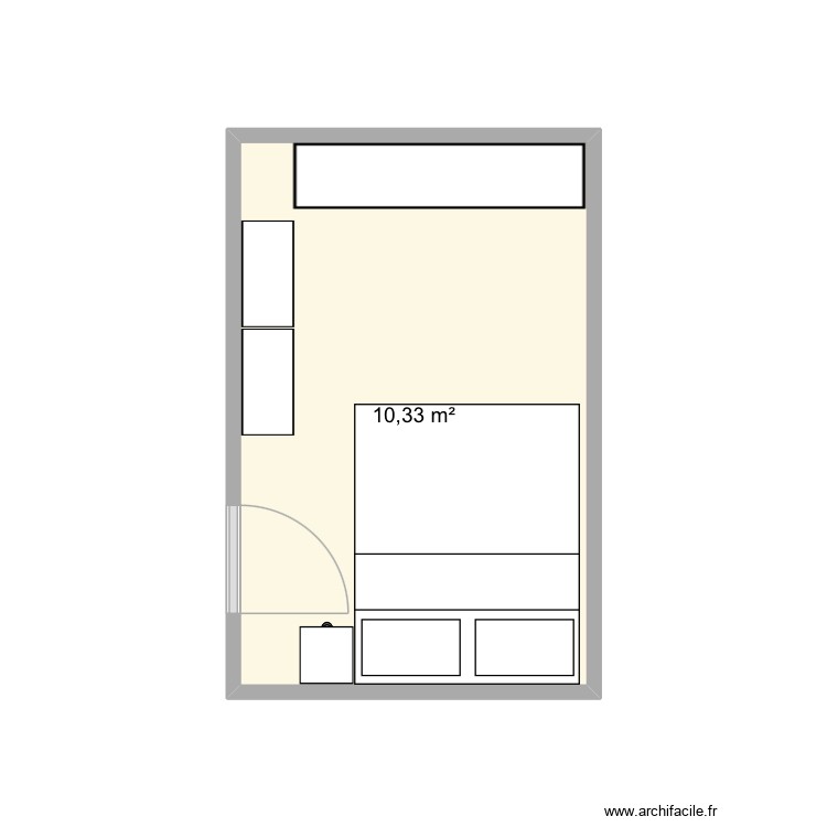 Chambre. Plan de 0 pièce et 0 m2 Chambre. Plan de 0 pièce et 0 m2