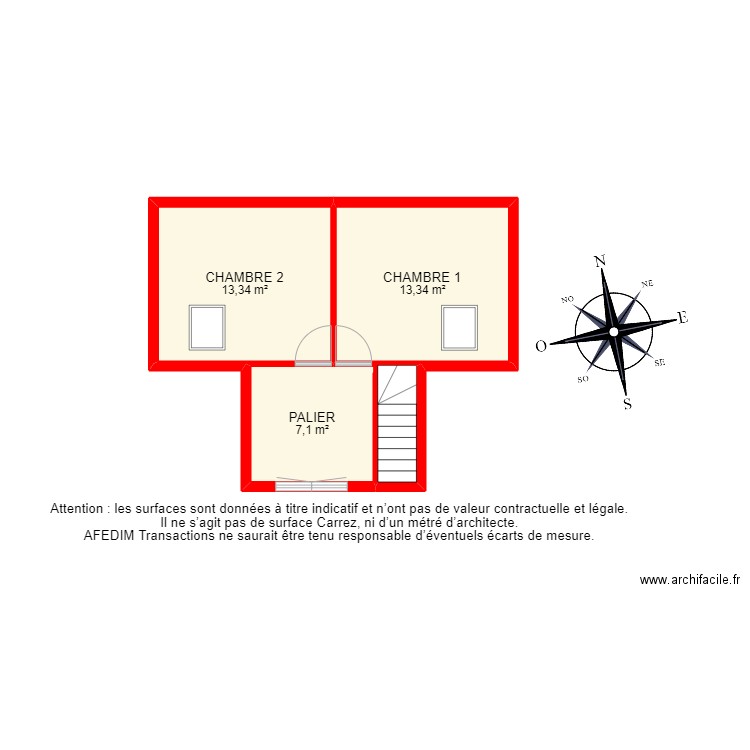 BI 10767 - . Plan de 14 pièces et 114 m2