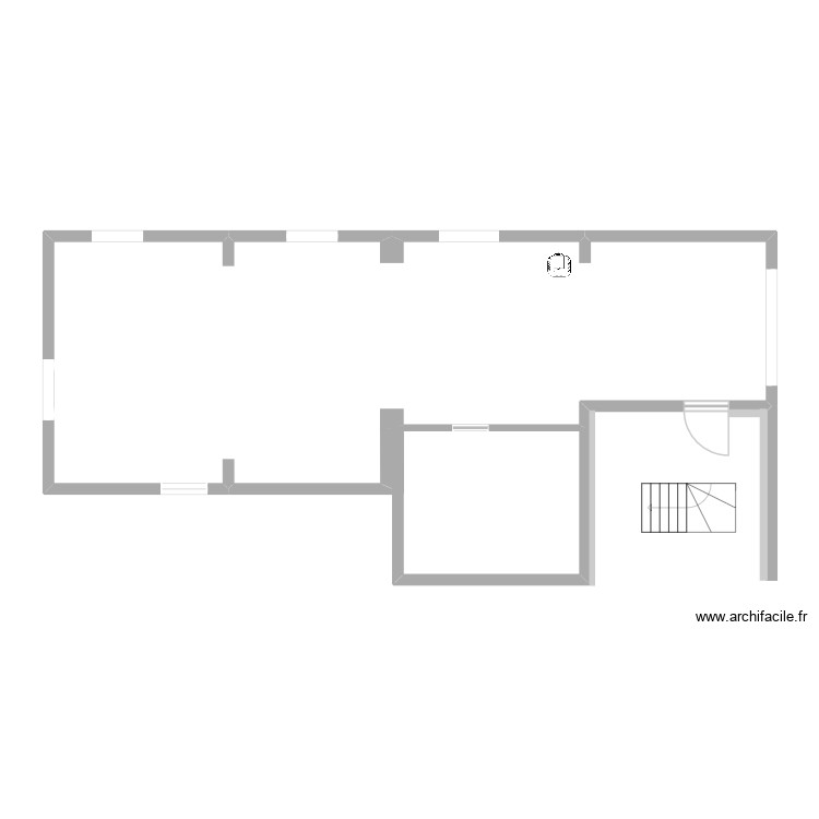 Sous sol-initial. Plan de 0 pièce et 0 m2