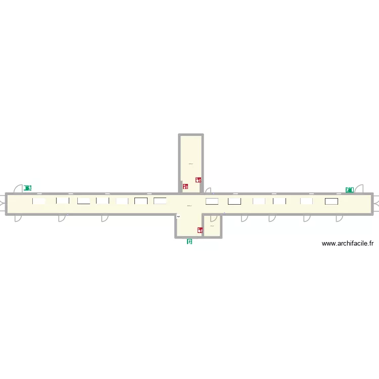 couloir marché de l'artisanat. Plan de 3 pièces et 223 m² couloir marché de l'artisanat. Plan de 3 pièces et 223 m²