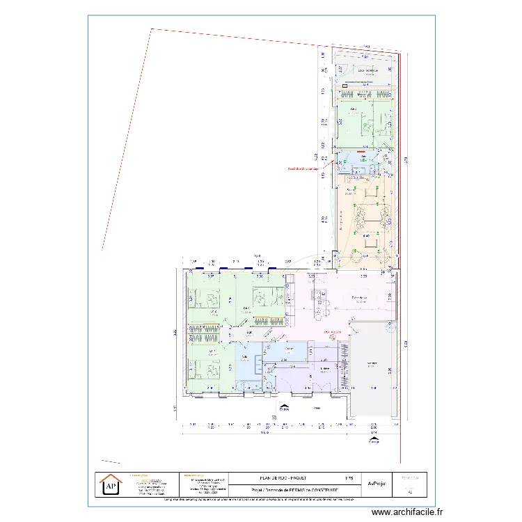 Plan Elec Dupuis P&eacute;rigny. Plan de 