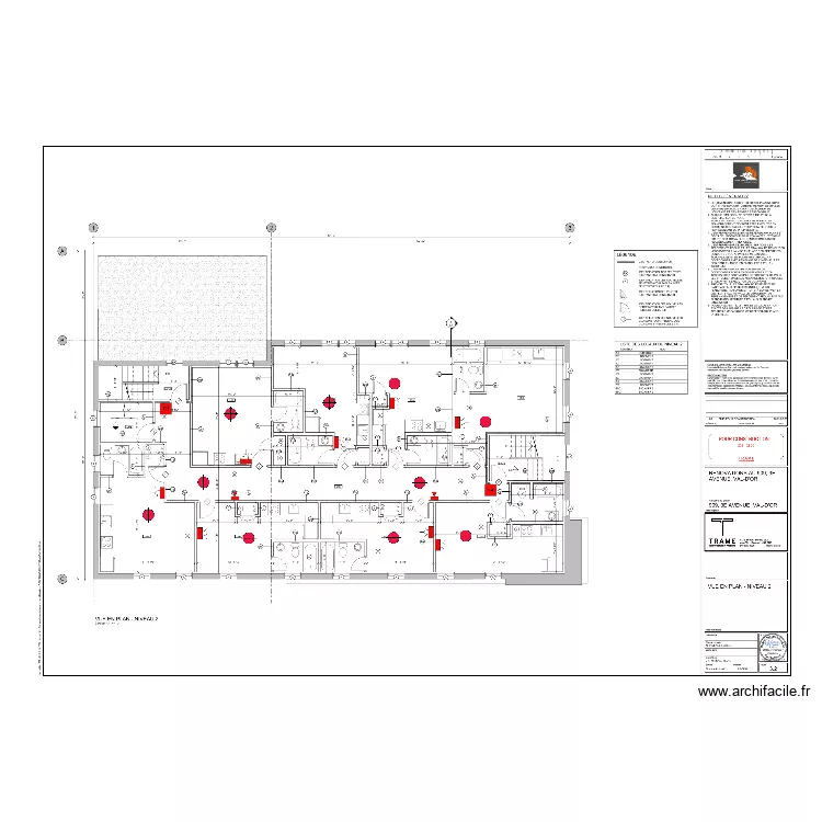 909 1e. Plan de 