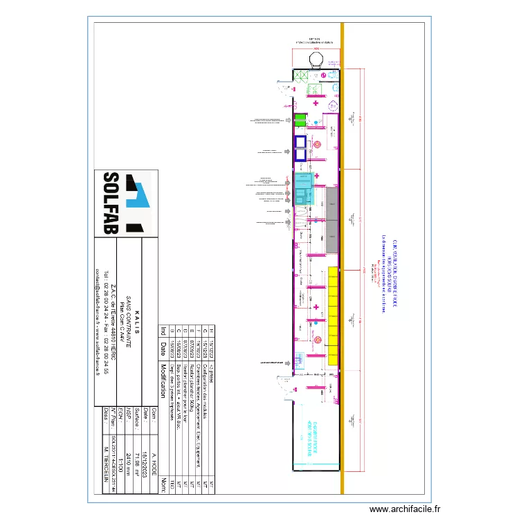 BLEUNVEN PLAN OFFICIEL. Plan de 