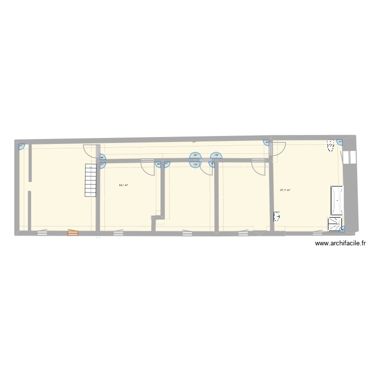 Castailhac -Isabelle. Plan de 0 pièce et 0 m2