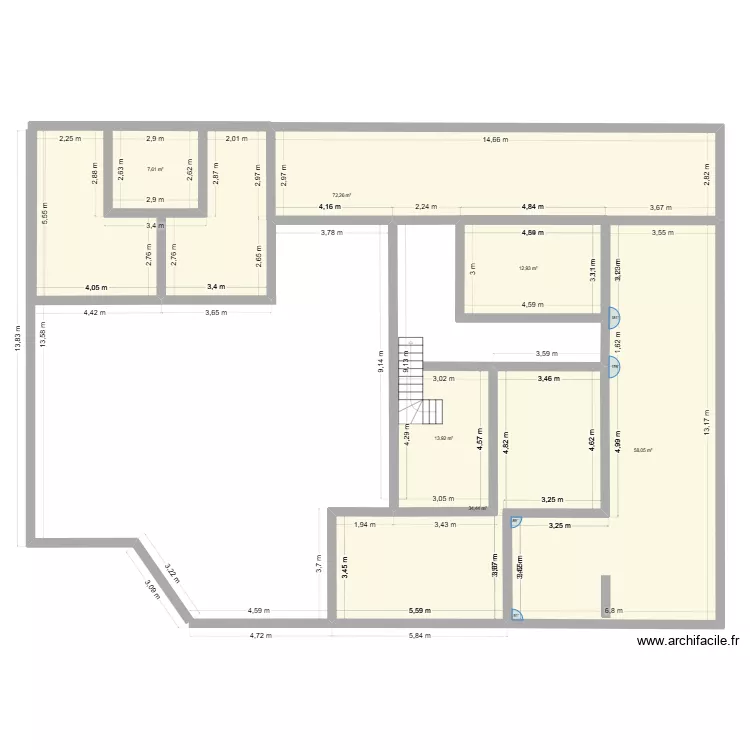 RJ KLV. Plan de 6 pièces et 199 m² RJ KLV. Plan de 6 pièces et 199 m²