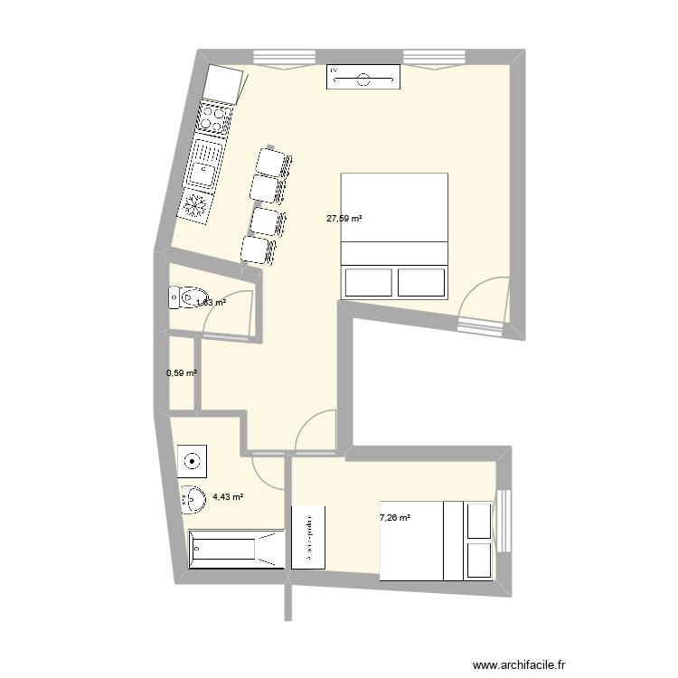 Toulon basse ville. Plan de 0 pièce et 0 m2