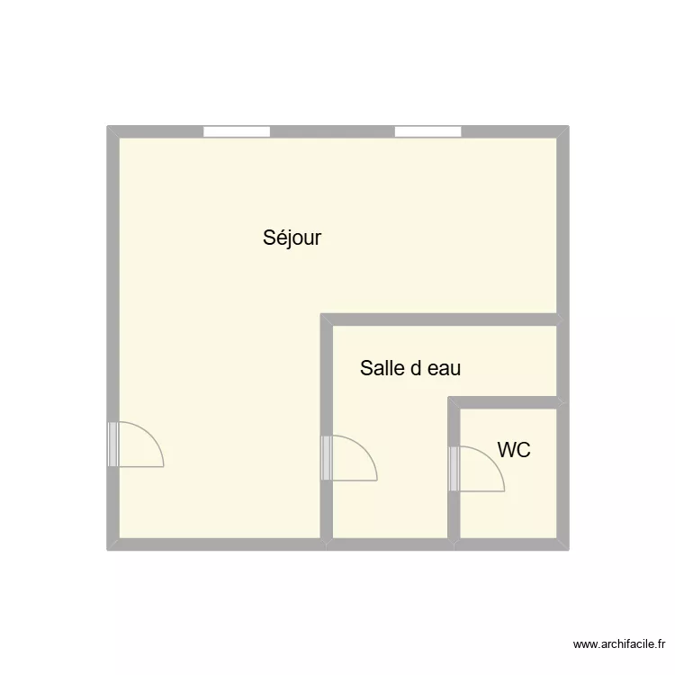 2510 LE BIHAN R+1 GAUCHE. Plan de 