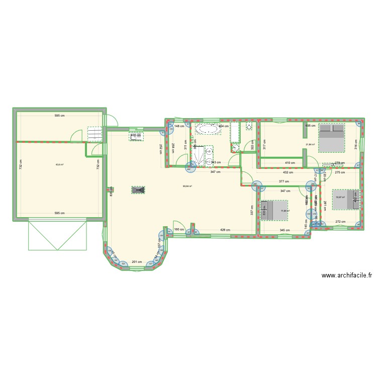 saint christol 2. Plan de 0 pièce et 0 m2
