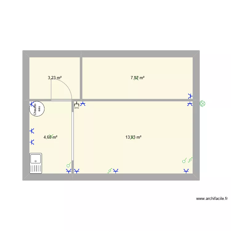maison eval. Plan de 