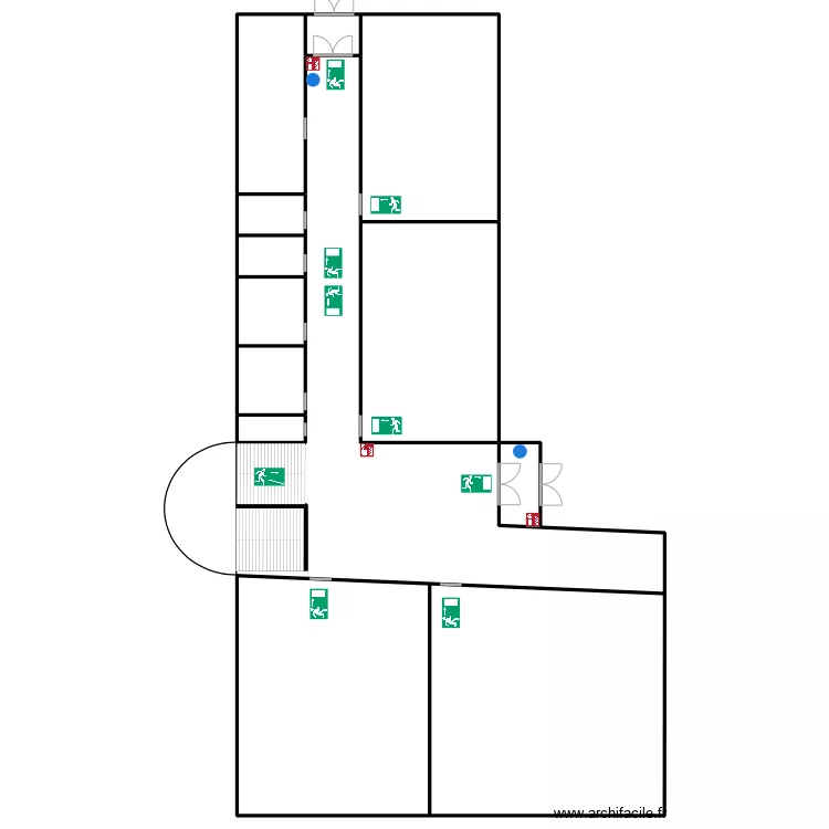 NOUVELLE ECOLE RDC. Plan de 