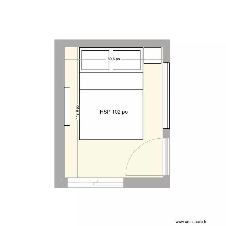 Chambre 2 Chambord_v2. Plan de 