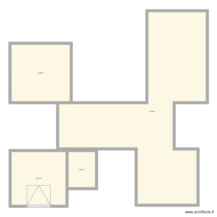 Futur maison. Plan de 4 pièces et 216 m2