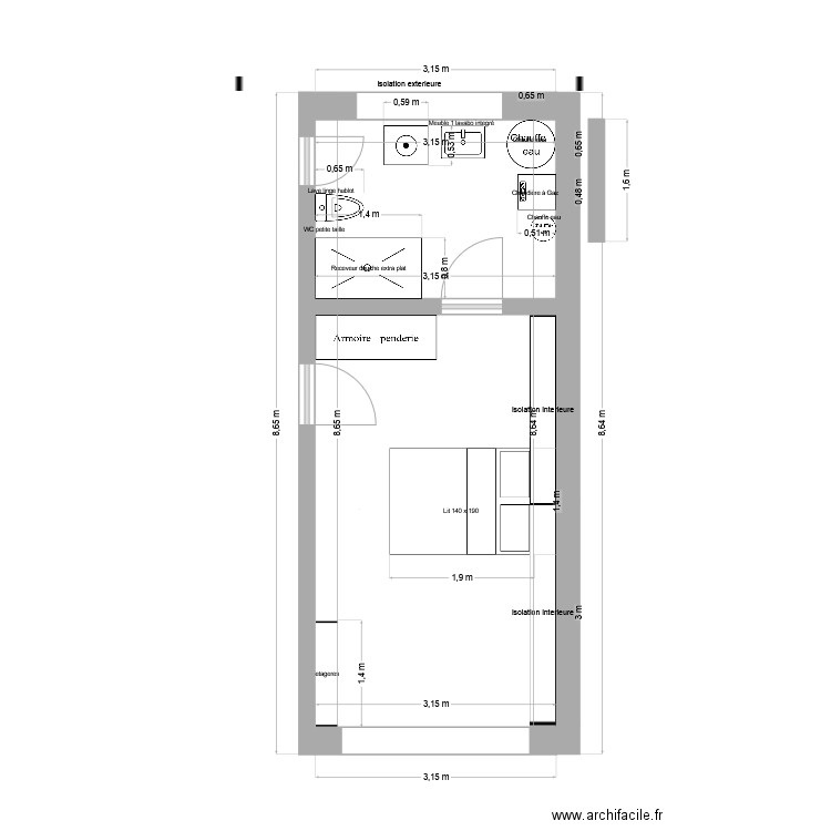 garage villejuif. Plan de 0 pièce et 0 m2