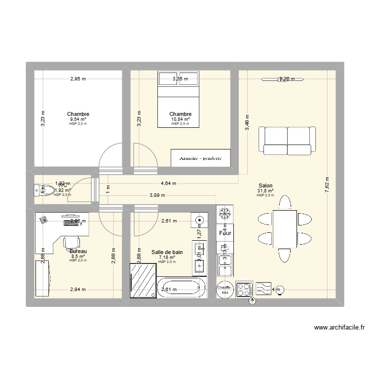 en cours. Plan de 0 pièce et 0 m2