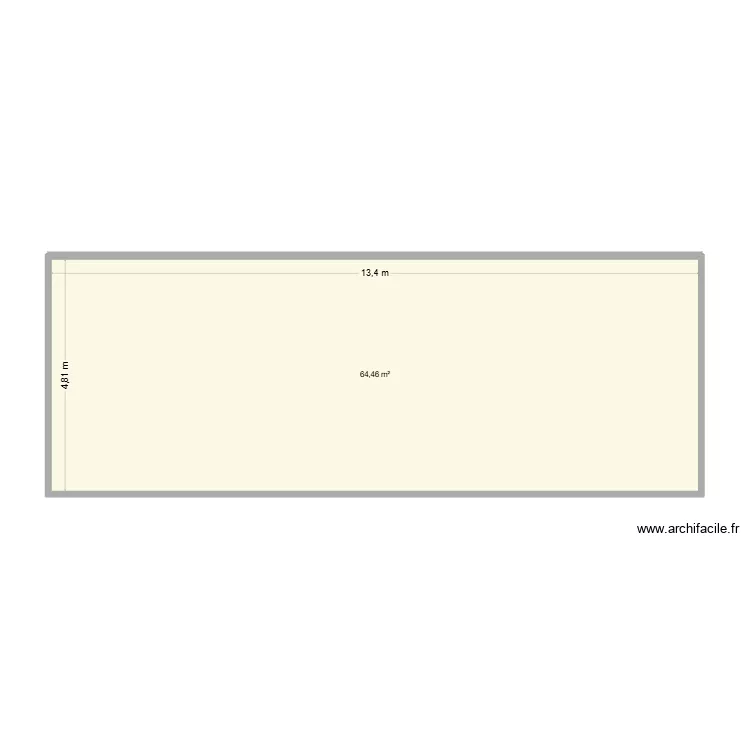 R&eacute;sidence MAYA2. Plan de 1 Pièce et 64 m²