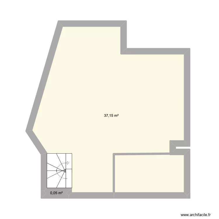 Ekrin des Arcs RDC. Plan de 2 pièces et 37 m² Ekrin des Arcs RDC. Plan de 2 pièces et 37 m²