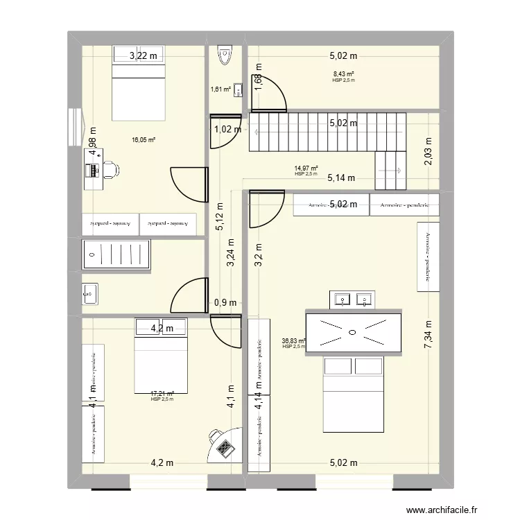 Casa Torremezo. Plan de 10 et 203 m² Casa Torremezo. Plan de 10 et 203 m²