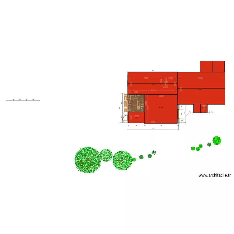 lus-masse. Plan de 5 et 66 m² lus-masse. Plan de 5 et 66 m²