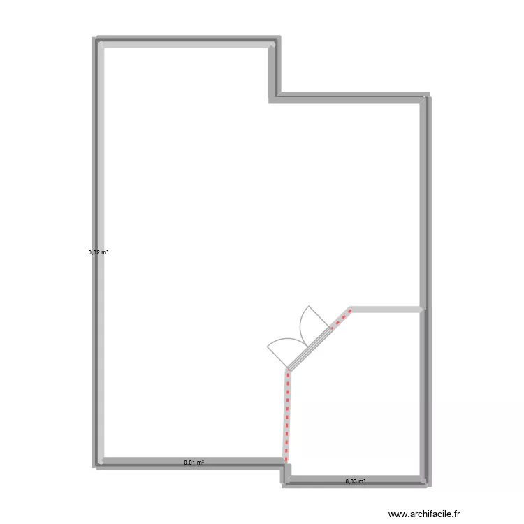 maison v3. Plan de 3  et 0 m²